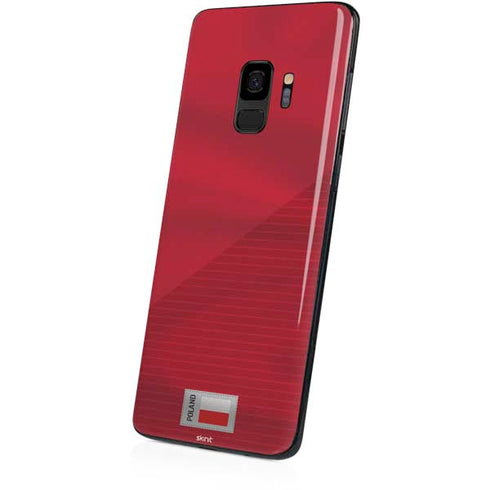 Poland Soccer Flag Galaxy S9 Skin